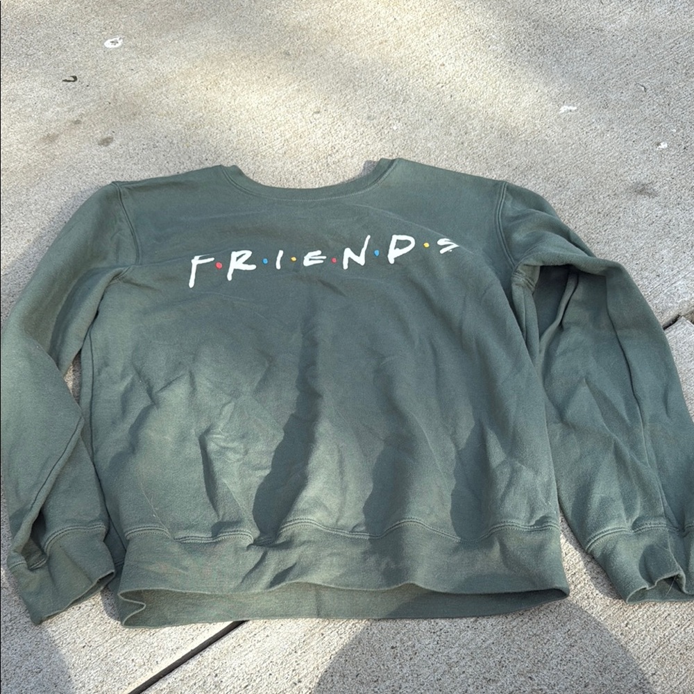 Green FRIENDS Women’s Crewneck